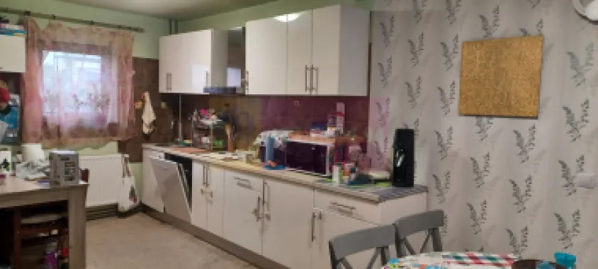Săbăreni, casă 2011, P+M 4 camere + dependințe, curte 500 mp