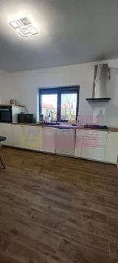 Săbăreni, casă nouă tip parter, cu pod mansardabil