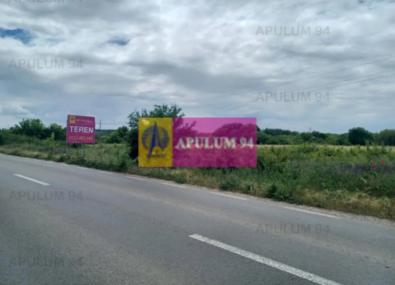 Săbăreni, teren 1900 mp, stradal, hală depozitare, productie, comert - Terenul este amplasat la ieșirea din Săbăreni, către Bâcu-Joița, spre Autostrada A1. Cu destinatie mixtă, potrivit pentru hale, depozite si / sau diverse servicii de comert. Are 21 m front stradal iar reteaua de curent electric este in apropiere.