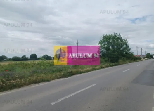 Săbăreni, teren 1900 mp, stradal, hală depozitare, productie, comert