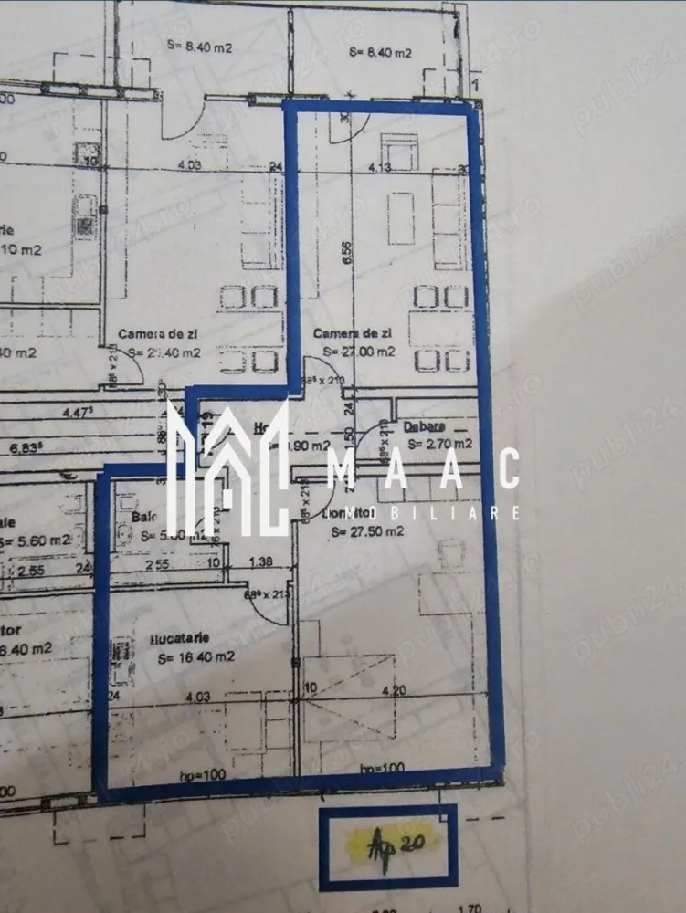 Apartament 2 camere | Decomandat | 97.5 mp | Terezian