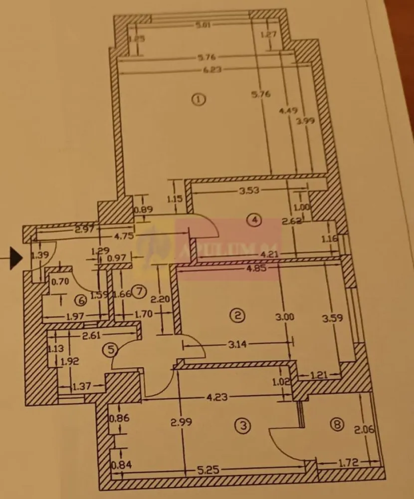Apartament 3 camere LUX, 99mp, B-dul Unirii, loc parcare inclus