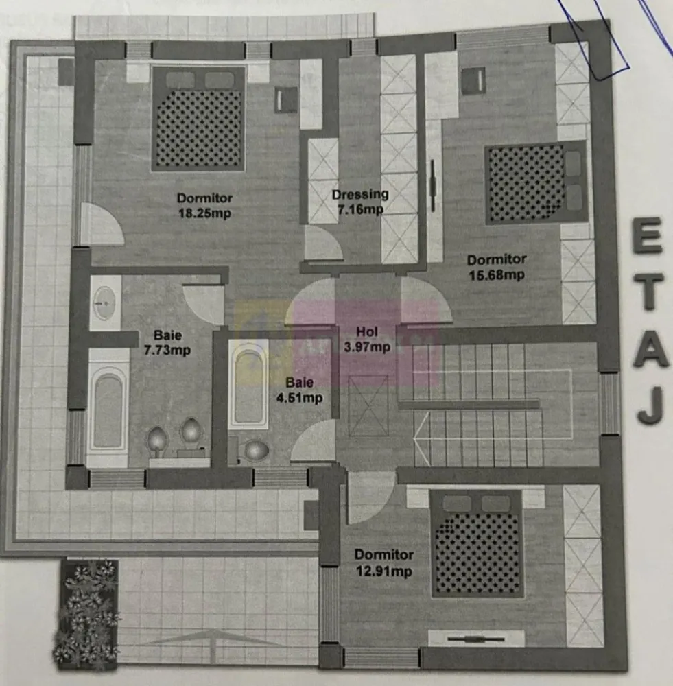 Vila 5 camere LUX "0 km" cu curte - Corbeanca - Paradisul Verde - CIRCUIT INCHIS - ZONA SELECTA & FOARTE LINISTITA
COMUNITATE CREATA PE BAZA DE RELATIONARE SI RECOMANDARI
Vă propunem spre vanzare casa noua LUX „la cheie” in Paradisul Verde - Corbeanca, 5 camere, ~200mp (constructie 2022 interior „la rosu”, cu exterior finisat complet) cu teren total 450mp, cu o deschidere stradala generoasa de ~15ml, situată într-o zonă foarte liniștită și accesibilă.
DETINE: LOCURI PARCARE, PAZA, TOATE UTILITATILE, POD, CURTE SPATE, TERASA, incalzire pardoseala, tamplarie PVC TRIPAN.
Compartimentare:
PARTER: living open space ce se poate separa de bucatarie + dormitor parter + baie 
ETAJ: dormitor matrimonial (cu baie proprie si dressing si balcon foarte generos) + doua dormitoare + o baie pe hol.
POD.
Această proprietate este ideală pentru o familie care își dorește să locuiască într-un mediu cu multa intimitate și confort. Curtea poate fi amenajată cu spațiu verde, gradina, loc pentru grătar.
Avantajele zonei:
Proximitate față de centre de evenimente/ afaceri/ relaxare si recreere, restaurante, Mega Image, LIDL, Penny, și diverse magazine la doar câteva minute de mers pe jos sau cu mașina [lac, padure, Therme].
Școli și grădinițe de calitate, ceea ce face zona ideală pentru familiile cu copii.
Zonă în mare dezvoltare - una dintre cele mai căutate zone rezidențiale din proximitatea Bucureștiului, beneficiind de un ritm rapid de creștere și dezvoltare, ceea ce poate transforma această investiție într-o oportunitate excelentă pe termen lung.
Pret la stadiul actual: 299,999 eur (+21% TVA).
Pret finisat complet interior: 349,999 eur (+21% TVA).
ATENTIE: la achizitie pe firma nu se mai achita TVA (taxare inversa).
Proprietatea este disponibila imediat.
Comision agentie 3% + tva din pretul de vanzare.
Pentru mai multe detalii sau pentru a programa o vizionare, nu ezitați să ne contactați – Cristi/ Apulum 94/ Tel. Mobil: (004) 0733683462 !