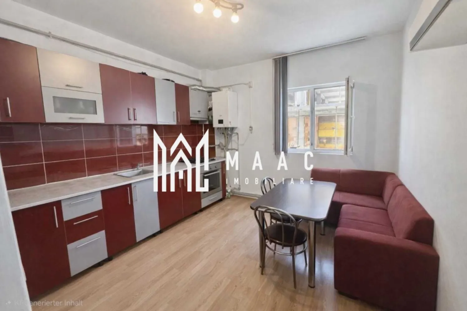 Apartament 2 camere | Parter | 64 MP | Decomandat | Selimbar - MAAC Imobiliare vă prezintă un apartament cu 2 camere, situat în Șelimbăr, într-o zonă liniștită și apreciată, cu acces rapid către Sibiu, Shopping City Sibiu și autostradă.

Locuința este poziționată la parterul unui imobil cu regim de înălțime P+3 și beneficiază de o suprafață utilă de 64 mp, fiind ideală atât pentru locuit, cât și pentru investiție.

Apartamentul este decomandat și are o compartimentare practică:
Living 
Dormitor 
Bucătărie închisă
Baie cu cadă
Hol de acces.

Dotări și beneficii:
Centrală termică proprie cu calorifere
Geamuri termopan
Se vinde complet mobilat și utilat
Disponibil pentru mutare imediată

Zona oferă liniște și acces facil către magazine, centre comerciale, mijloace de transport și principalele puncte de interes din Sibiu și Șelimbăr.

Pentru mai multe detalii sau pentru programarea unei vizionări, vă rugăm să ne contactați și să menționați ID-ul proprietății: CP3086731