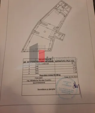 Spatiu comercial de inchiriat in zona Piata Matache/Gara de Nord/ Zona Buzesti