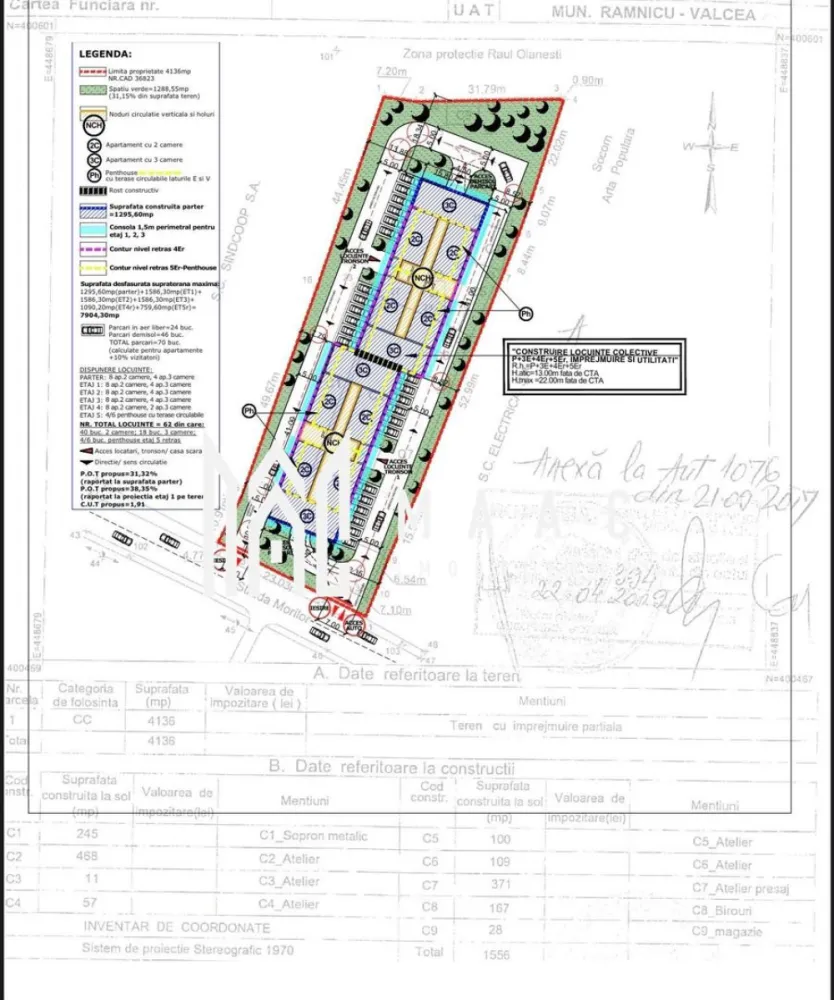 Teren | 4136 MP | Bloc D+P+3+4R+5R