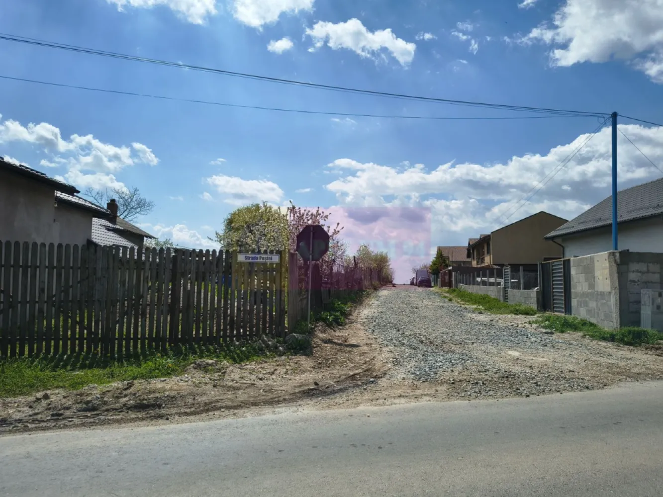 Poșta Teren 3000mp aproape de utilități ideal proiect rezidețial