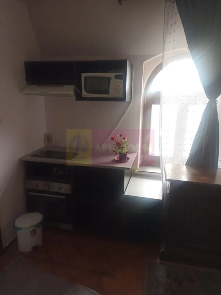 Garsoniera in vila Kiseleff- Arcul De Triumf. - Compania imobiliara Apulum 94 va propune spre inchiriere o garsoniera intr-o vila , la etajul 1 din P+1, situata pe Soseaua Kiseleff stradal- in apropiere de Arcul De Triumf. 
Garsoniera are 34 mp in totalitate, bucataria este in interiorul camerei, are baia separat si un balcon. 
Este mobilata si utilata in totalitate, in stilul clasic, cu masina de spalat rufe, frigider. 
Incalzirea este cu centrala proprie pe gaz. 
Zona este superba, apropiata de Parcul Herastrau, de centru orasului- Piata Victoriei, de mijloacele de transport- metrou, statie stb. 
Pentru vizionare si mai multe detalii nu ezitati sa ma contactati pe nr 0733683446- Laura Ionescu.