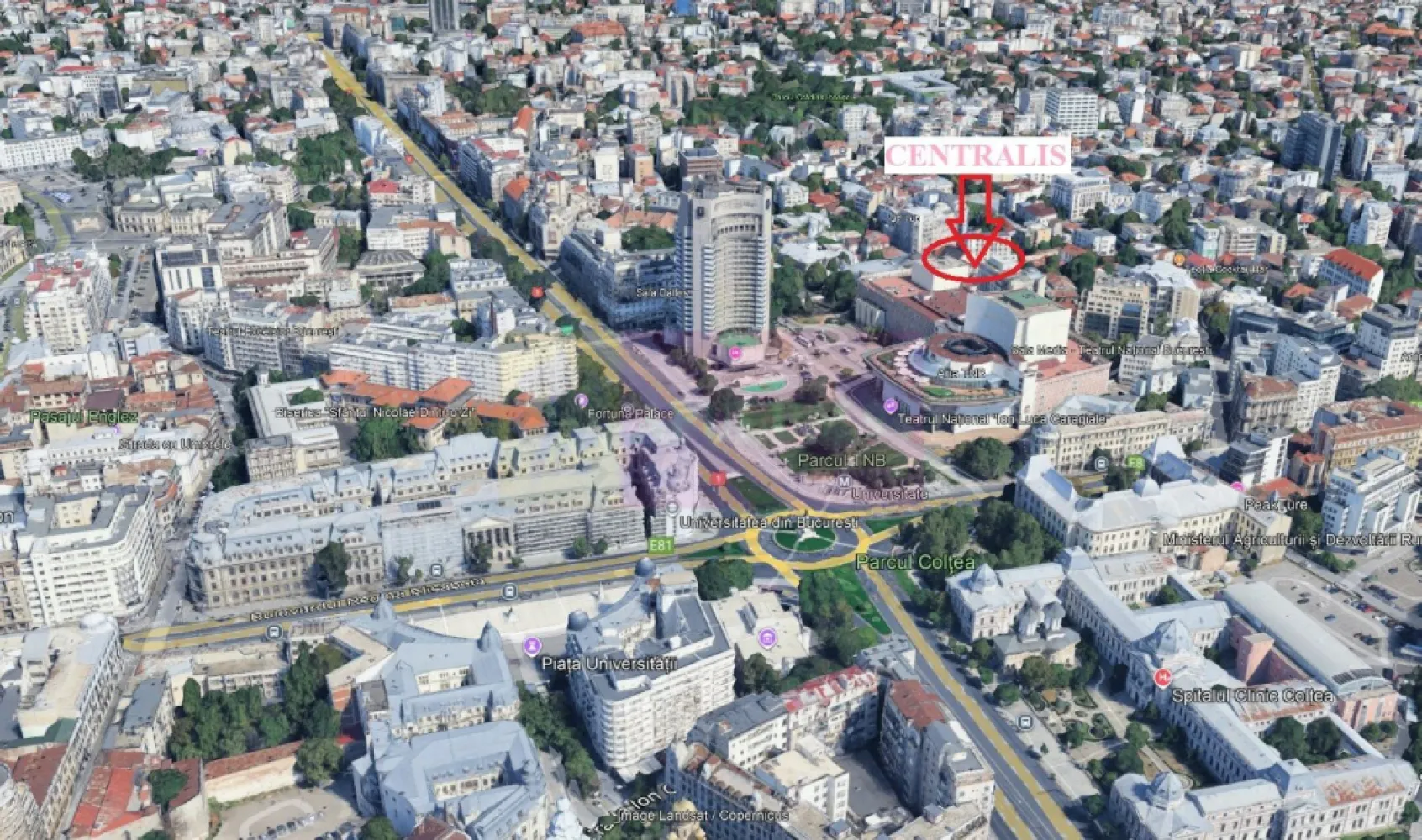 Studio Ultracentral 2025 - Aveți posibilitatea de a închiria cel mai nou și mai bun studio din capitală situat în ultracentralul orașului, la nici 2 minute de Metrou Piața Universității, între Intercontinental (Grand Hotel București) și Teatrul Național. Studio-ul are o suprafață utilă de peste 32mp la care se adaugă un balcon spațios tip logie ce oferă o priveliște panoramică asupra străzilor Batiște și Tudor Arghezii. Locația se află în inima orașului, cu acces facil la tot ce are capitala mai frumos de oferit ( Centrul Vechi, Grădina Icoanei, Piața Romană, Piața Unirii, Armeneasca, Cișmigiu - toate aceste zone sunt la 5 minute mers pe jos lejer de imobil). În proximitate avem cele mai bune restaurante, pub-uri și terase dar și acces facil la numeroase muzee și centre culturale. Studio-ul se află la etajul 1 al blocului și are o configurație plăcută și compactă, bucătăria fiind integrată în spațiul de locuit și oferind totodată și cadrul ideal de socializare, iar balconul spațios tip logie vă oferă o opțiune validă de a observa și de a vă integra în comunitatea acestui cartier select al orașului. Facilitățile sunt de top, imobilul este finalizat anul acesta, 2025 și respectă toate standardele cerute, confortul termic fiind asigurat de sistemele integrate ale imobilului, iar pe partea de acces avem două lifturi moderne și acees evident pe scară din lobby. La parterul imobilului funcționează o cafenea și tot în proximitate avem mai multe centre comerciale. Baia studio-ului este spațioasă și este deservită de o cadă iar aerisirea este asigurată de o fereastră mare. Imobilul se va preda nemobilat. Documentația este la zi, proprietarul este însă persoană juridică și tranzacția presupune TVA, pentru cei interesați ideal este de a închiria tot pe societate din rațiuni care țin de taxare și achitarea TVA-ului aferent. Pentru mai multe detalii și programarea de vizionări nu ezitați să mă contactați, Daniel, Apulum94.