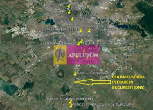 Teren construcție casă - 1 Decembrie - Zona Metropolitană București