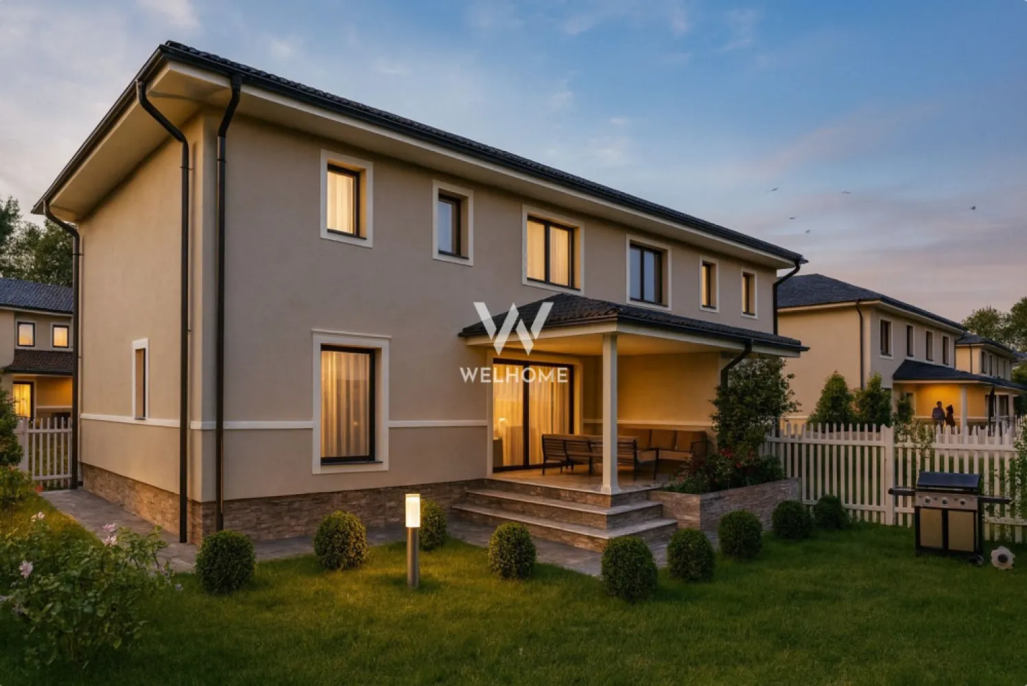 Proiect NOU de case,Sura Mica, Sibiu COMISION 0 - Situat într-un ansamblul rezidențial nou cu 100 de case, tip duplex si individuale, la doar câteva minute de Sibiu, acest duplex poate deveni acasă pentru tine. - Suprafata utila: 102 mp - Suprafata teren: 300 mp, curte libera: 219 mp Compartimentare: Parter: living, bucatarie, baie, iesire pe terasa de 10 mp. Etaj: 3 dormitoare, baie, casa scarii. + Pod de 61 mp. - Predare LA ALB la INTERIOR: Pereți tencuiți, gletuiți, plus strat de amorsă, pardoseli cu șapă mecanizată, instalații electrice, tablou electric curenți tari și curenți slabi, instalație sanitară completă, fără obiecte sanitare, centrală termică Ariston de 24 kW, încălzire în pardoseală Uponor, infrastructură cablată pentru termostate, ușă la intrare. - Casa se preda LA CHEIE la EXTERIOR: Fațade cu tencuială decorativă, tâmplărie din PVC cu 3 foi de sticlă și profil de 5 camere, glafuri la geamuri, pe exterior, contoare de utilități montate la limita de proprietate (apometru, electric, gaz), gard alb în stil american, cu poartă de acces pietonală, 2 locuri de parcare pavate cu dale din beton - în fața casei, alei și trotuare amenajate în jurul fiecărei locuințe. Caracteristici constructie: Cadre din beton armat, zidărie portantă din cărămidă de 25 cm și compartimentări din cărămidă de 11,5 / 25 cm, duplexurile au perete dublu din cărămidă de 25 cm, cu strat termoizolant între unități, termoizolație cu polistiren de 15 cm, planșeu din beton inclusiv între etajul 1 și pod, acoperiș tip șarpantă din lemn, cu învelitoare din țiglă ceramică gri, terasă acoperită cu țiglă ceramică gri. Programeaza o vizionare! 0752.088.381- Roxana Pret: 155.000 euro + Tva * Se accepta plata cu credit ipotecar cu avans minim 25%. * Se accepta si plata cu criptomonede. }}