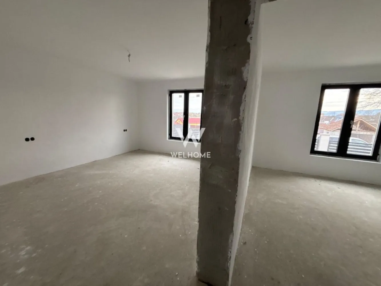 Casă pe un singur nivel – priveliște spre munți – Șura Mică