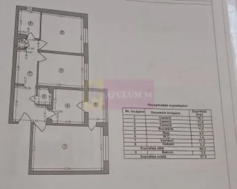 Apartament 3 camere confort 1 Decomandat Colentina- Maior Băcilă