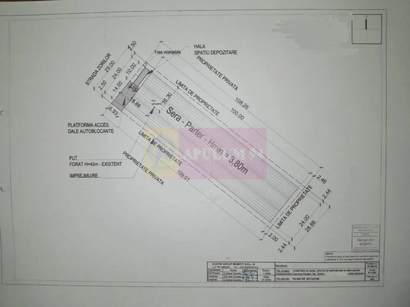 VANZARE TEREN 3100 MP - SAT ROSIORI (IL)