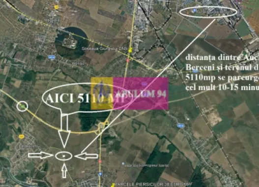 Teren Intravilan cu front stradal la un Drum Principal langa București