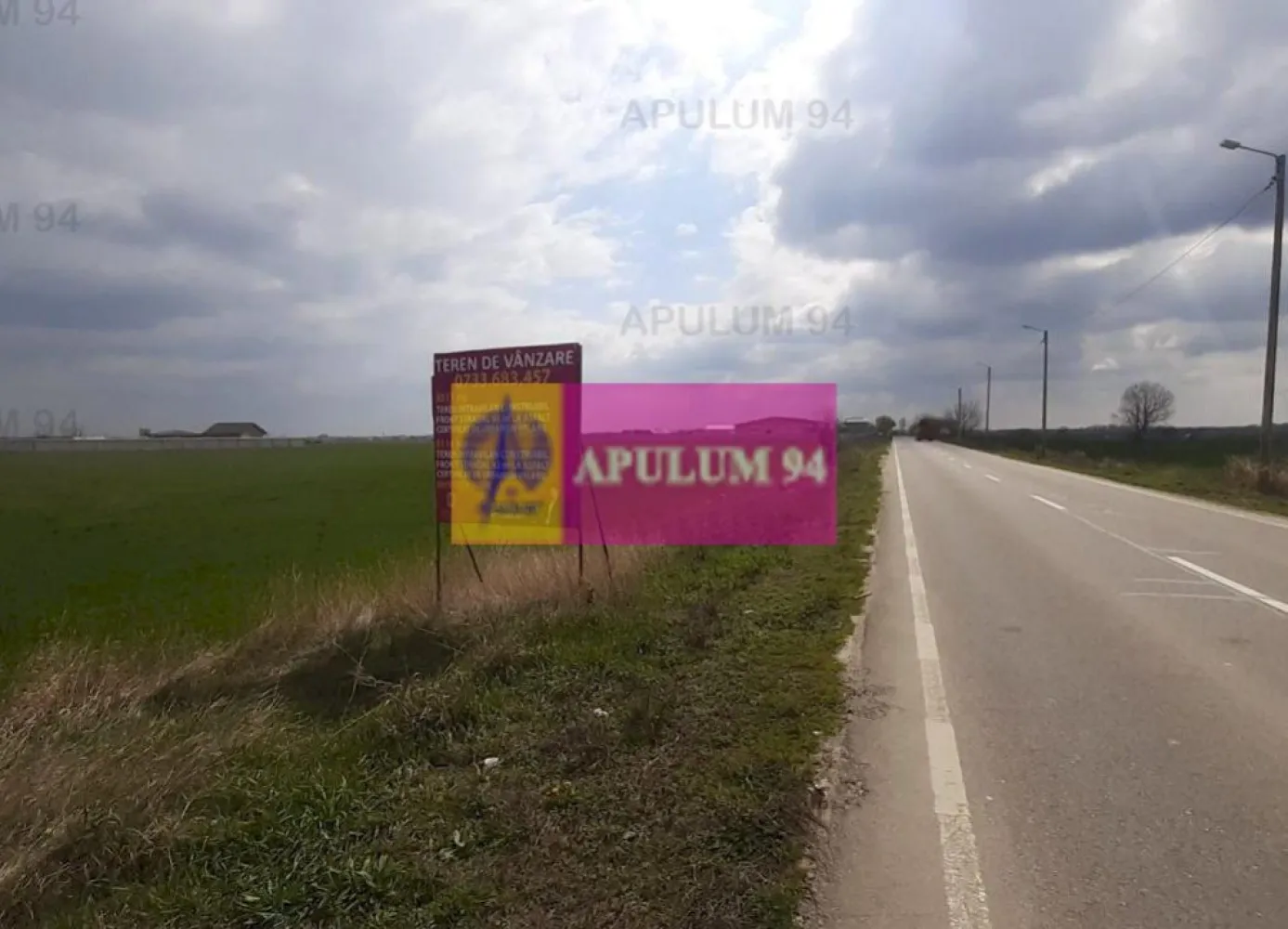 Teren Intravilan cu front stradal la un Drum Principal langa București