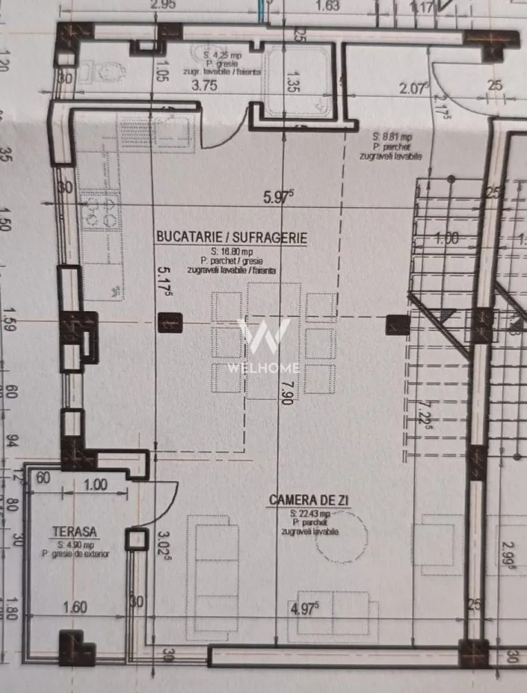 Apartament 3cam la vila. zona parcului Sub Arini, Sibiu