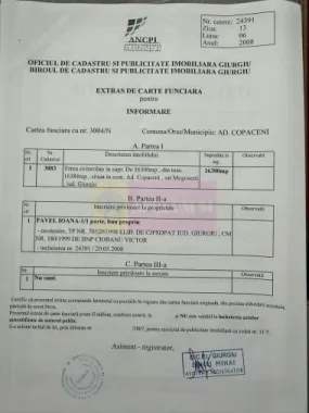Teren 16.300 mp Mogoșești | ideal investiție și parcelare