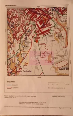 9,4 ha teren lângă DEx12 Pitești | 2,85 €/mp | loturi sau pachet