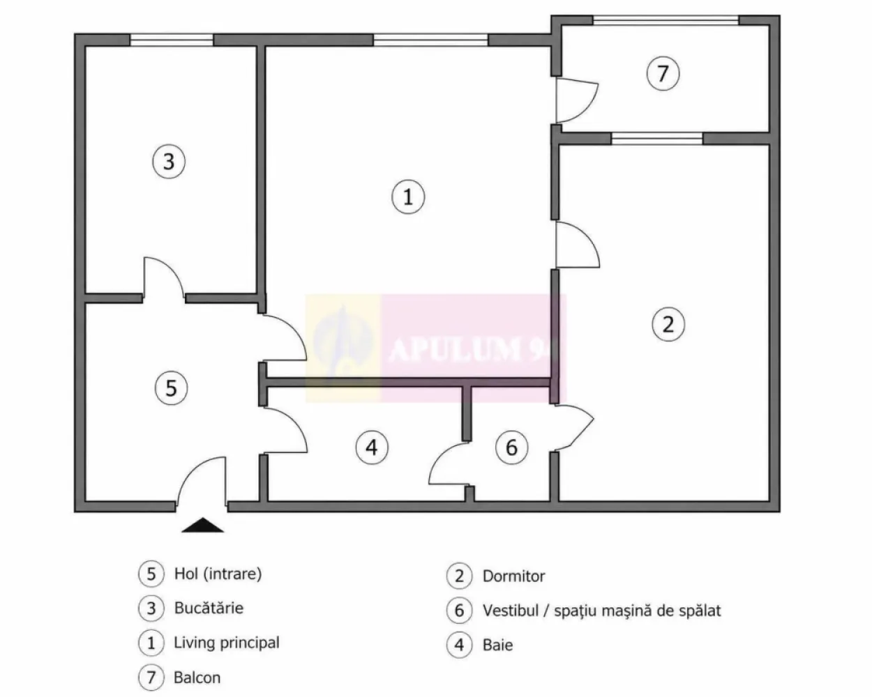 Apartament 2 camere Titan, 52 mp, metrou Titan, la IOR