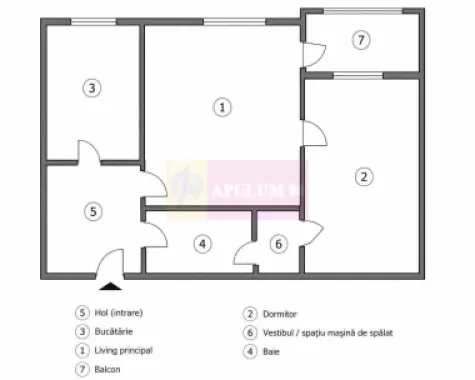 Apartament 2 camere Titan, 52 mp, metrou Titan, la IOR