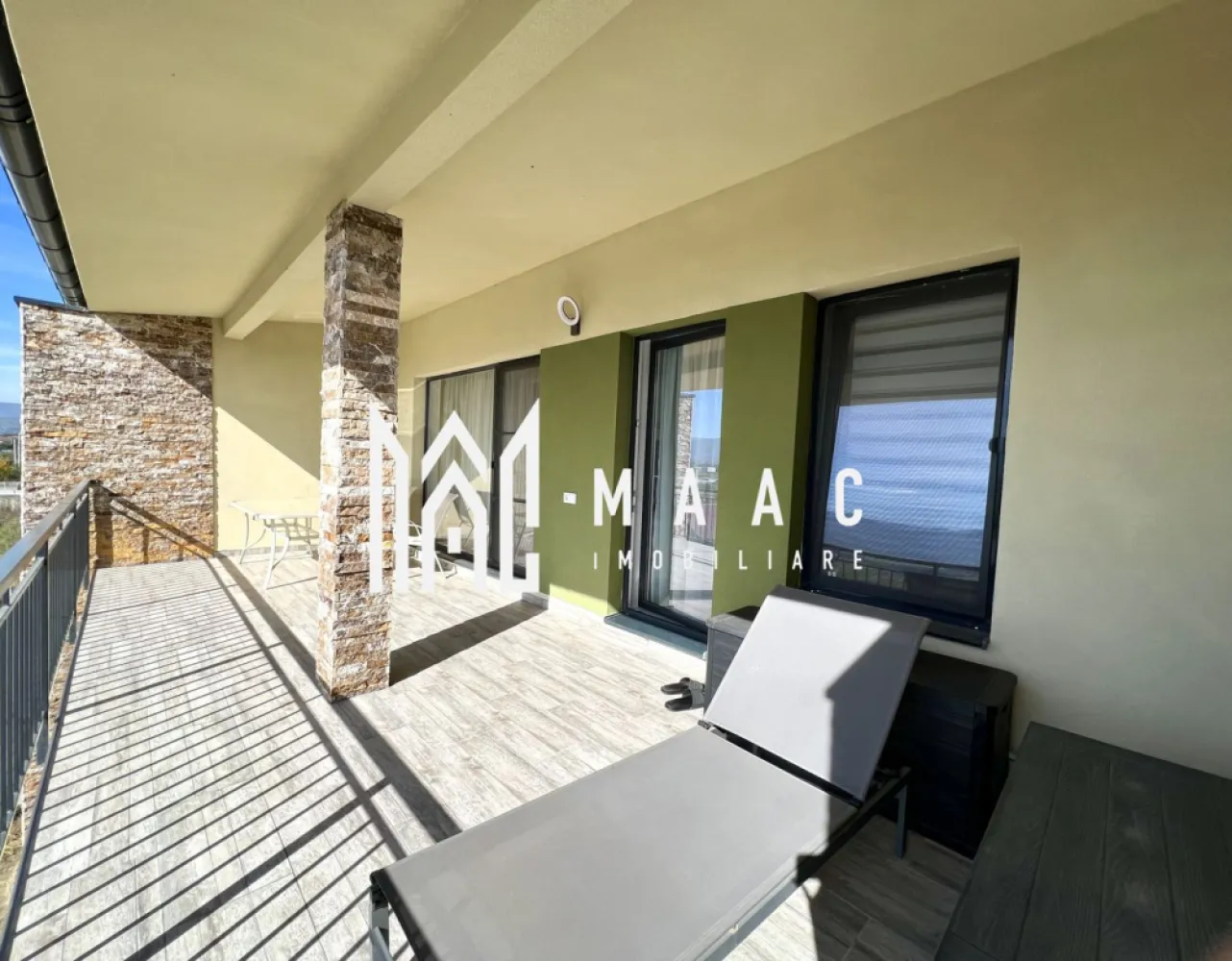 Casa insiruita I 4 camere I Cristian - MAAC Imobiliare va propune spre vanzare o casa amplasata in zona intrarii in localitatea Cristian. Locuinta are o suprafata utila de 119 mp compartimentata astfel: - parter: living, bucatarie, baie, camera tehnica; - etaj 1: 2 dormitoare, hol, baie, balcon-9mp - etaj 2: dormitor, baie, terasa-23mp Proprietatea are curte-cca 80 mp si doua locuri de parcare. Se vinde mobilata si utilata. Pentru mai multe detalii precizati telefonic ca ati vazut anuntul cu ID: CP2861297 }}