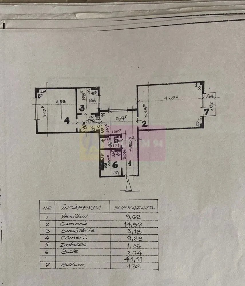 Apartament decomandat, cu 2 camere Lujerului, metrou