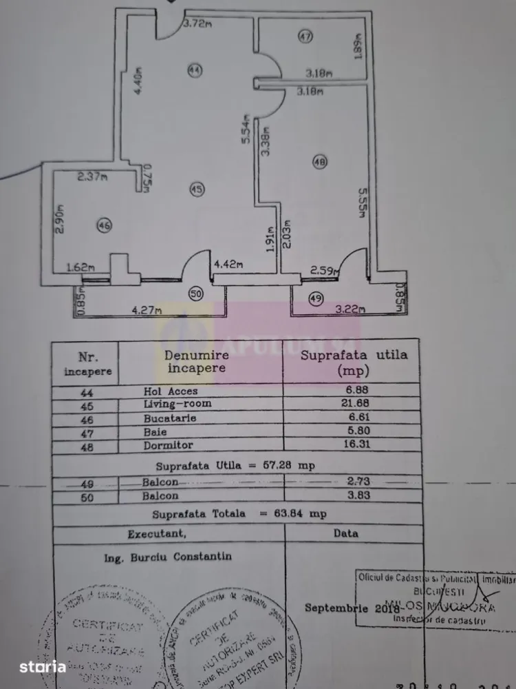 Apartament 2 Camere - Timisoara - Valea Larga - Bloc nou