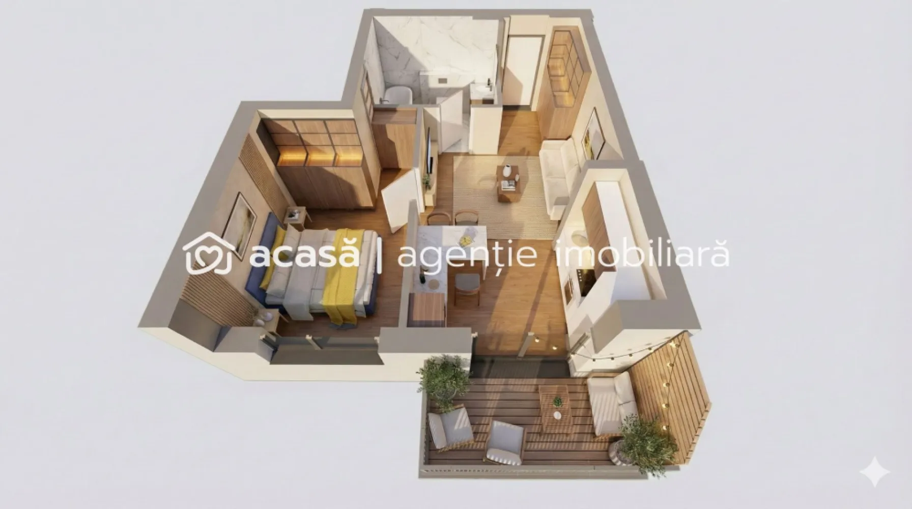 Apartament cu 2 camere– ARED R39