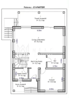 Casa individuala | 5 camere | P+1 | Teren 400 MP | Sura Mare