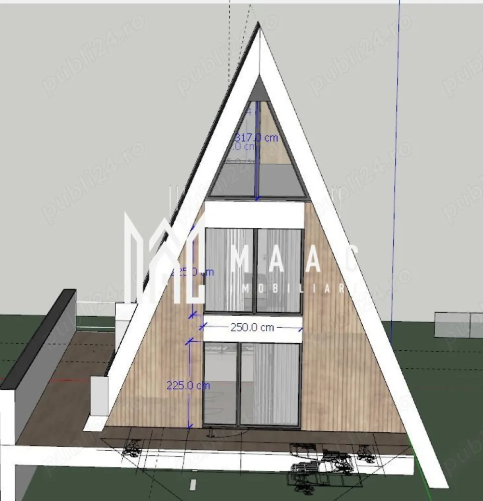 Cabană A-Frame | Porumbacu de Sus | 3 camere | 153 MPU | Castelul de Lut