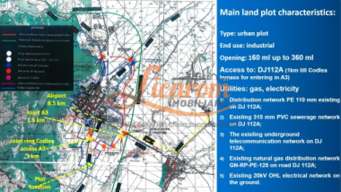Codlea teren constructii industriale sau logistice 8 ha pana la 24 Ha