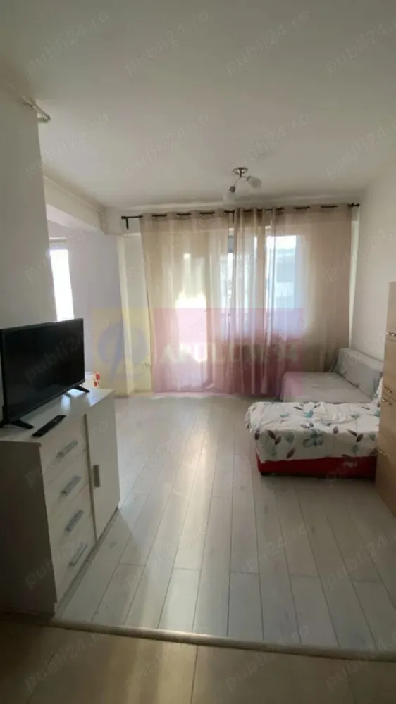 Garsoniera Militari Residence OFERTA - Agentia Imobiliara Apulum 94, va ofera spre vanzare 
Garsoniera situata in Complexul Militari Rezident, Str Sg ilie Petre nr 86 Chiajna Ilfov cu o suprafata de 32 mp. Et 7. din 8. 
An de constructie 2018. 
Garsoniera dubla confort 1 semi decomandata. cu centrala proprie, aer conditionat.geam termopan..
 Supraveghere video strada,bloc, scara. 
Aproape de Mall Militari Rezident . ...Auchan.Multe magazine in capatul srazi.
Statia de autobuz la 50 de m de bloc .
Pretul nu este negociabil