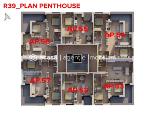 De vânzare Penthouse în inima Aradului
