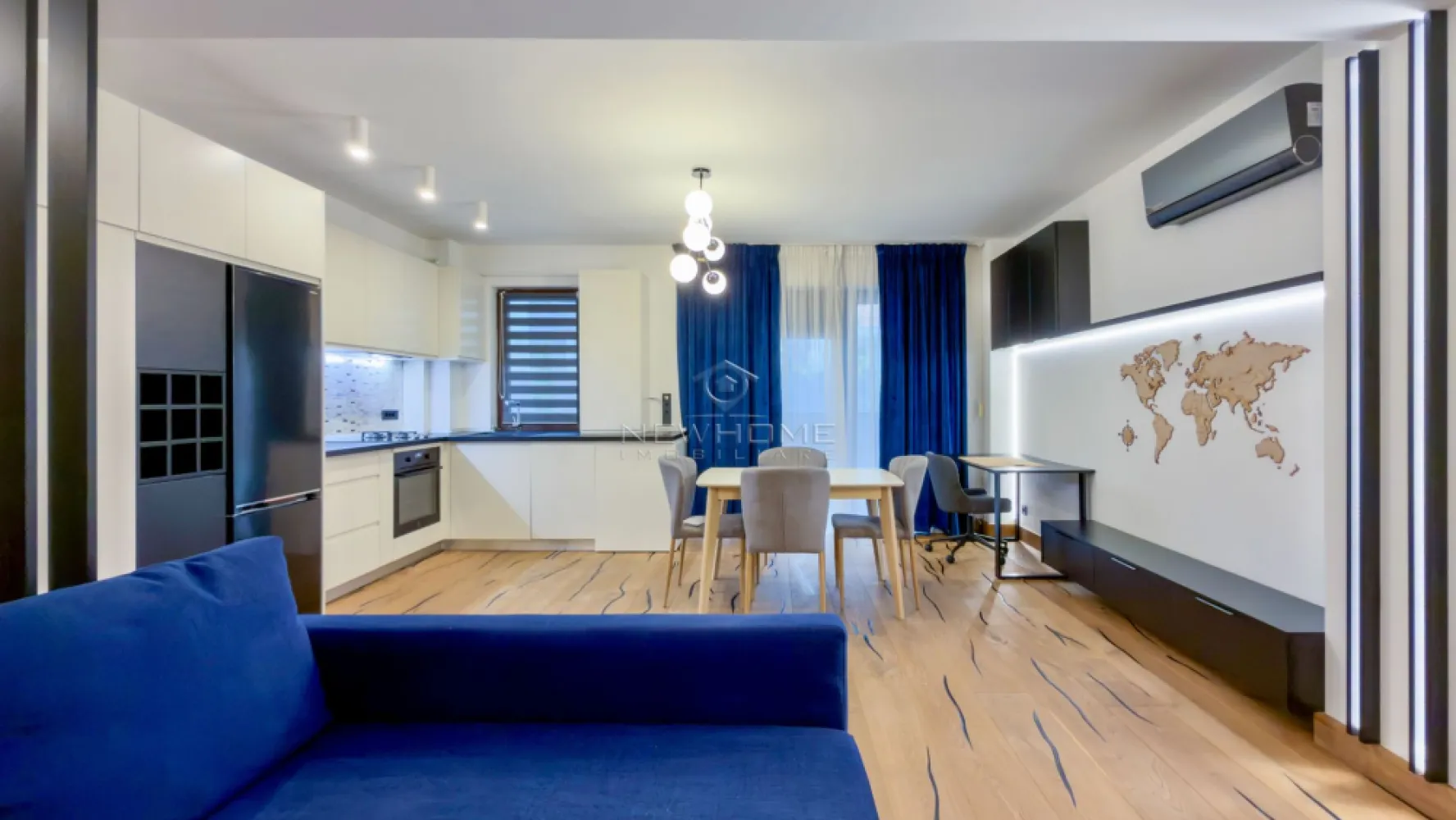 Apartament modern cu 2 camere, Luminia, Europa - NewHOME Imobiliare ofera in EXCLUSIVITATE spre inchiriere apartament premium cu 2 camere, situat in cartierul Zorilor-Europa, Str. Eugen Ionesco. Ansamblu Luminia, supraveghere video, video interfon, alei pavate, locuri de joaca amenajate.
Design deosebit, materiale de înaltă calitate. Complet mobilat și utilat: încălzire in pardoseala, aer condiționat, iluminare led, birou, tv, semineu, mașina de spălat vase, mașina de spălat haine, sistem de alarma, electrocasnice de înaltă calitate, pat reglabil electric cu telecomanda, centrala termică proprie cu termostate, dressing amenajat in dormitor, respectiv in living, loc machiaj, dulap de pantofi etc. 54 mp utili + 8 terasa.
Orientare sudica, parter deasupra garajului subteran. In pret este inclus loc de parcare subteran. Exclus fumatul in interior, nu este pet friendly :(. Exclus escorte. Se percepe garanție in cuantumul unei chirii.
Pentru mai multe informatii si pentru a programa o vizionare, contactati-ne cu incredere!