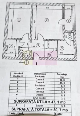 Apartament 2 camere decomandate; Dristor - Bdul. Camil Ressu