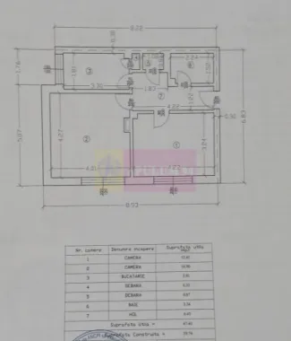 Apartament de vanzare cu 2 camere in Azuga