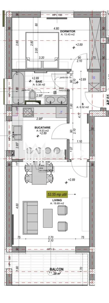 Apartament 2 camere I Finisat la cheie I 0% Comision