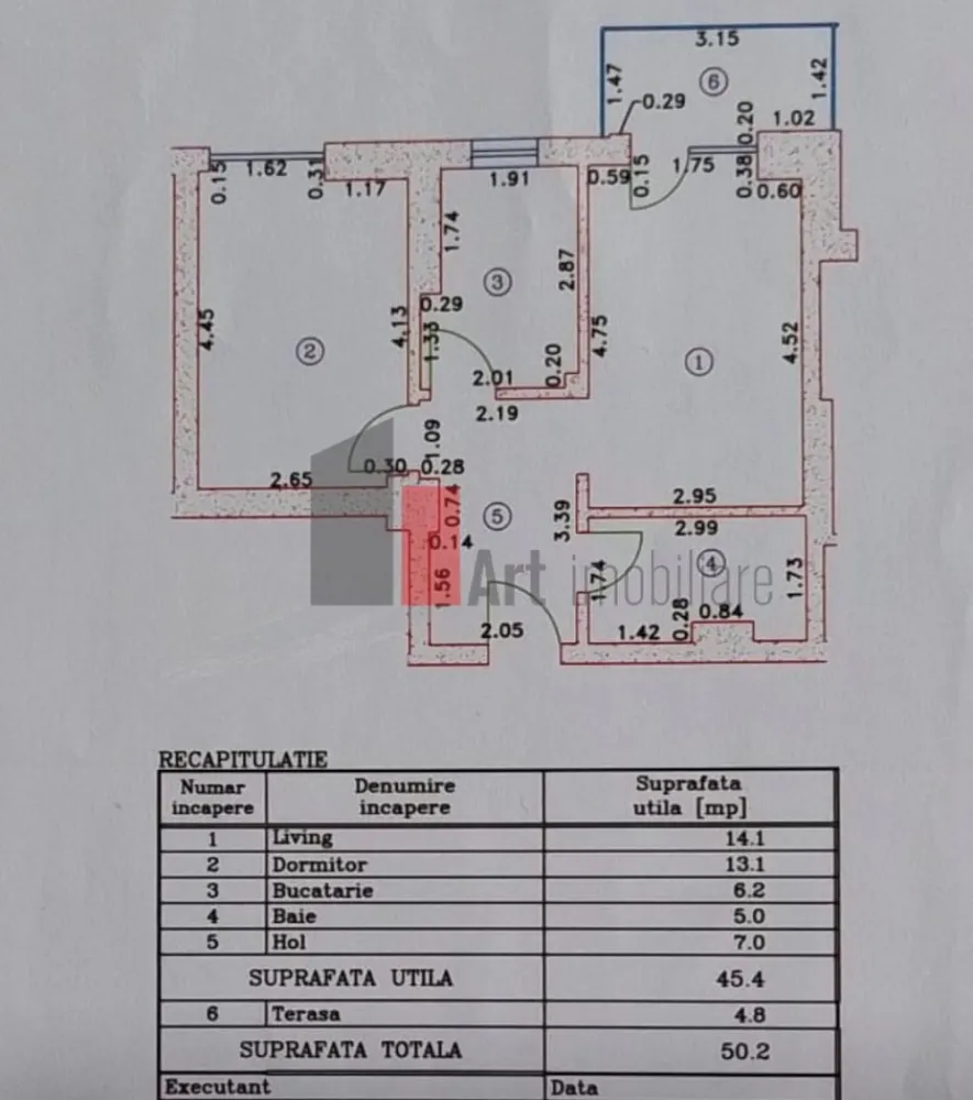 2 camere bloc 2025 - Novum Timișoara - Art Imobiliare va prezinta spre vanzare un apartament superb de 2 camere situat la etajul 11 al unui imobil construit in 2025. 

Langa impbil se gaseste parcul Liniei si la 20 minute de mers pe jos de Mall Plaza. 
La pretul afisat de anumite platforme se adauga TVA.
Apartamentul are un loc de parcare ce se poate cumpara separat la pretul de 13000 + TVA
Se poate face taxare inversa.

Pentru detalii sau vizionare va stam la dispozitie: 0775 266 712