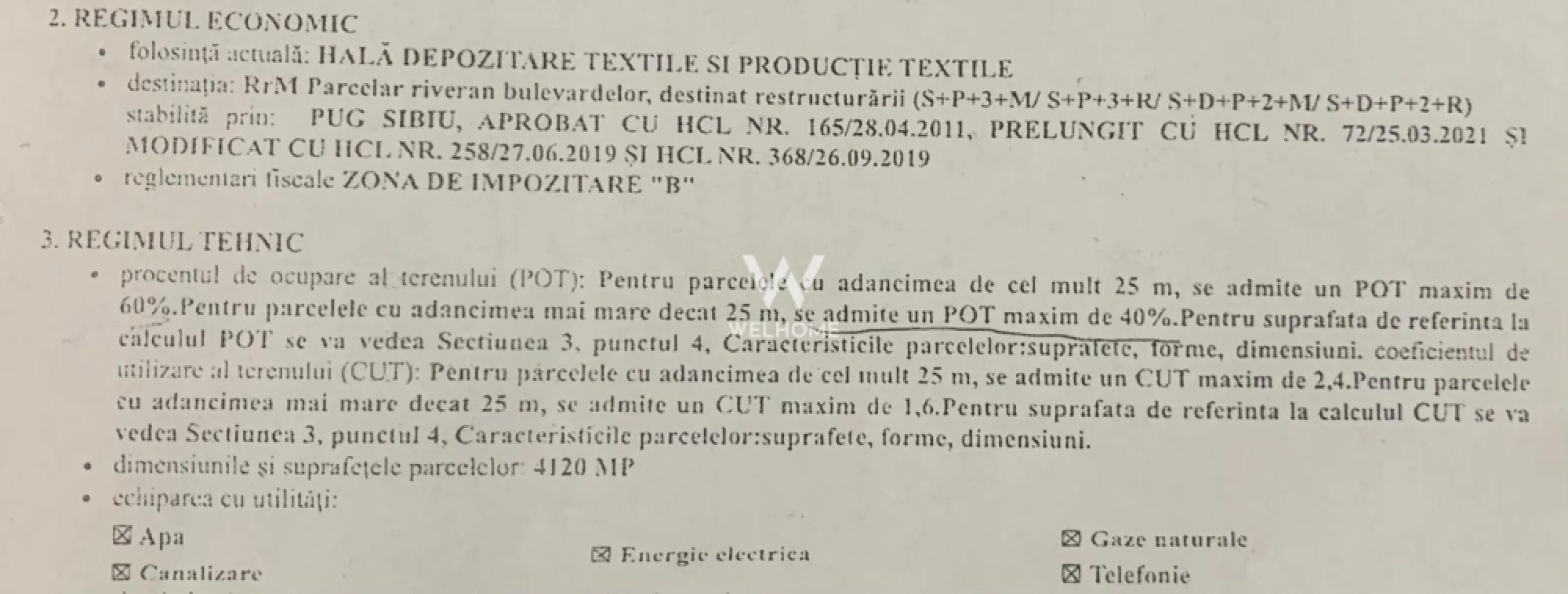 Oportunitate Unică! Teren 4.800 mp cu cert urbanism pentru blocuri - Vând teren 4.800 mp cu depozite și birouri – ideal pentru dezvoltare imobiliară | Sibiu, la 2 km de centru Ofer spre vânzare un teren generos de 4.800 mp, situat într-o zonă strategică, la doar 2 km de centrul Sibiului ( PIATA CLUJ ) , cu acces facil către principalele artere ale orașului. Proprietatea include depozite și birouri funcționale, fiind potrivită atât pentru activități logistice sau comerciale, cât și pentru investiții pe termen lung. ✔Certificat Urbanism pentru dezvoltare rezidențială – regim de înălțime S+P+3+R, ideal pentru dezvoltatori imobiliari ✔ Locație excelentă pentru construcția de blocuri, ansamblu rezidențial sau proiect mixt ✔ Zonă aflată în plină dezvoltare, cu potențial ridicat de valorificare ✔ Infrastructură și utilități în apropiere Proprietatea este o oportunitate rară pentru investitorii care caută un teren bine poziționat, cu documentație urbanistică aprobată și cu potențial imediat de dezvoltare. Preț vânzare: 330 EUR/mp + TVA Pentru detalii suplimentare și vizionări, mă puteți contacta la: 📞 0743 030 351 }}
