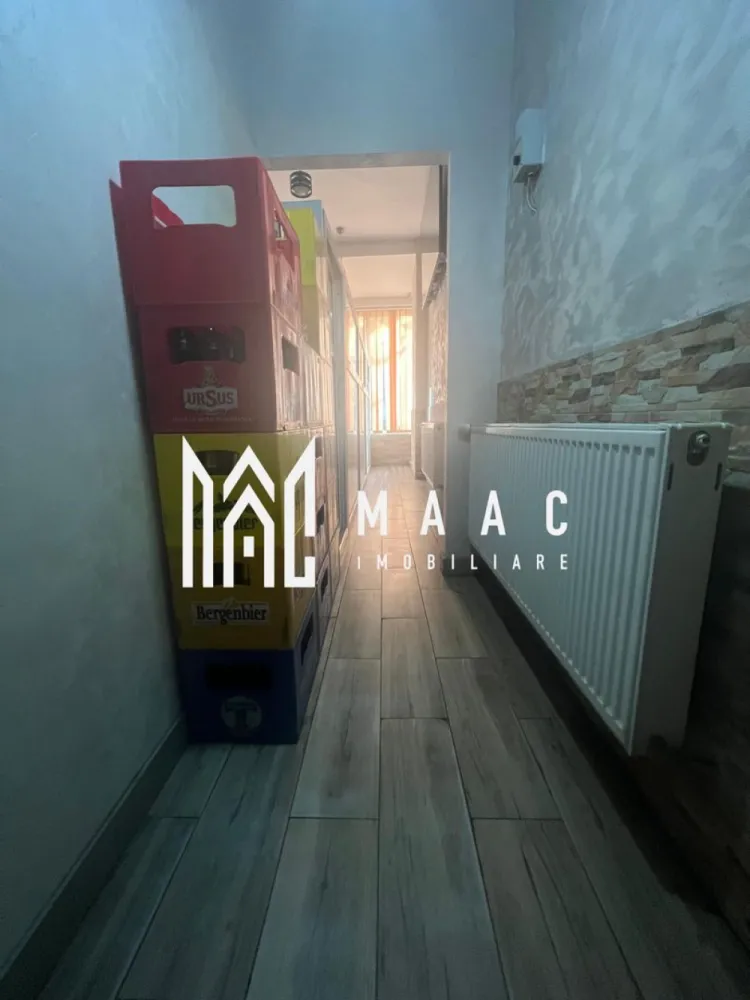 Spatiu comercial | Nord - Spațiu comercial de vânzare – zonă Nord | 69 mp utili | vitrină stradală | vad comercial MAAC Imobiliare oferă spre vânzare spațiu comercial situat în zona Nord, într-o locație cu vad comercial foarte bun, pretabil pentru orice tip de activitate: magazin, salon, cabinet, birou, cafenea, servicii etc. Detalii spațiu: * Suprafață utilă: 69 mp * Vitrină stradală generoasă, aproximativ 10 m, cu vizibilitate excelentă * Acces direct din stradă * Grup sanitar propriu * Terasă, ideală pentru activități comerciale sau de relaxare Avantaje cheie: * Zonă intens circulată, pietonal și auto * Vizibilitate foarte bună și expunere maximă * Spațiu versatil, ușor adaptabil * Potrivit atât pentru desfășurarea propriei activități, cât și pentru investiție Proprietate ideală pentru antreprenori sau investitori care caută un spațiu cu potențial comercial ridicat. Pentru mai multe informații și programarea unei vizionări, vă rugăm să ne contactați. MAAC Imobiliare – partenerul tău de încredere în imobiliare. id: CP2870744 }}