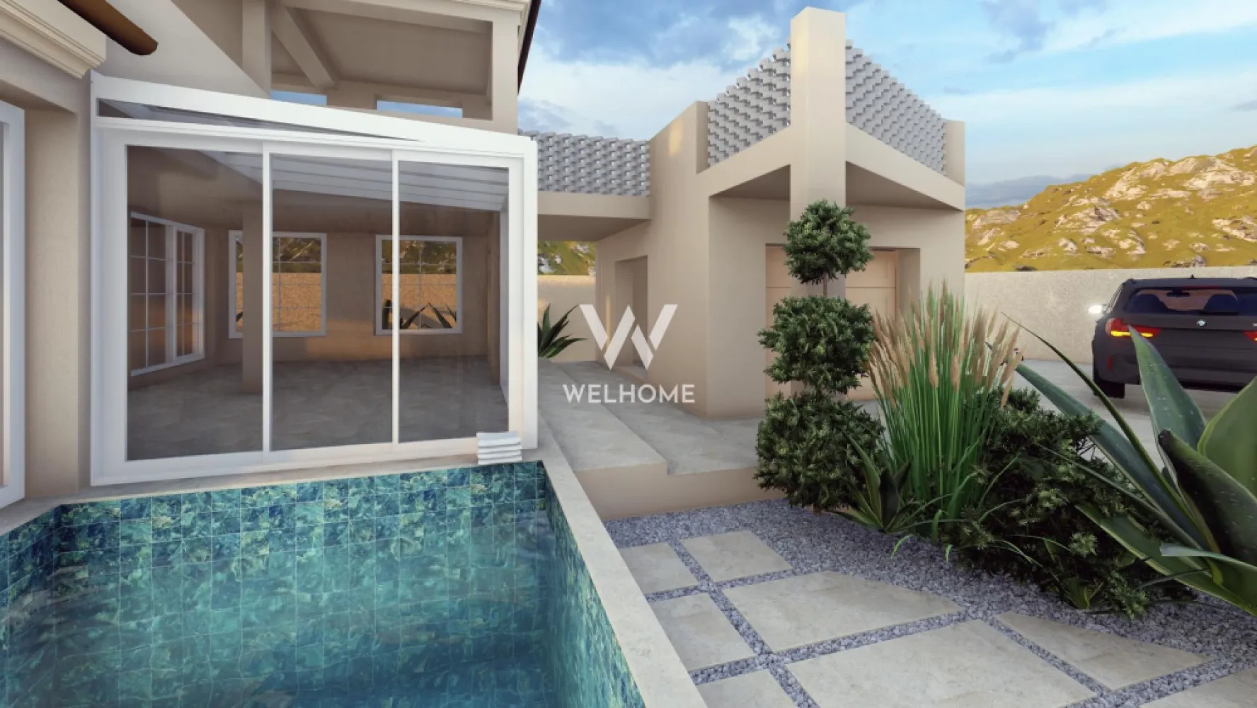 Vila EXCLUSIVISTA cu Piscina, Garaj si 3 Terase