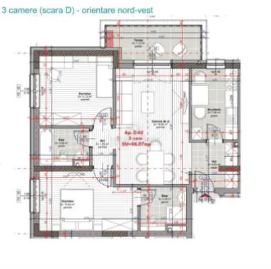 Apartament 3 camere, Park Lake, zona Iulius Mall, TVA inclus