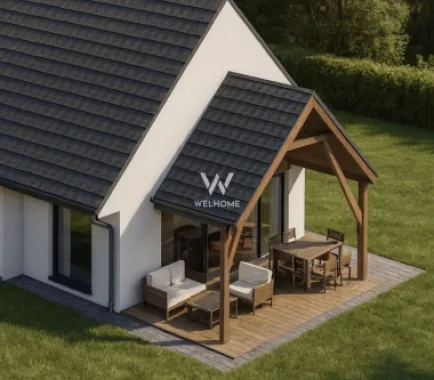 Casă pe un singur nivel – priveliște spre munți – Șura Mică