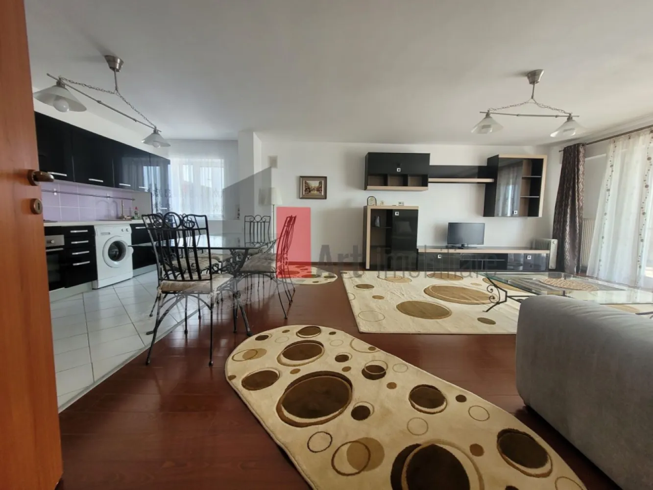 Apartament cu doua camere de inchiriat-Bucurestii Noi-Jiului-cu centrala