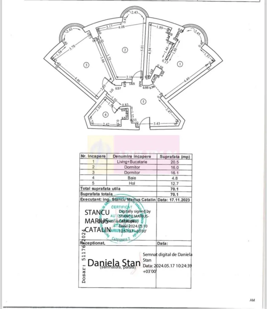 3 camere in rondul Alba Iulia, amenajari Premium