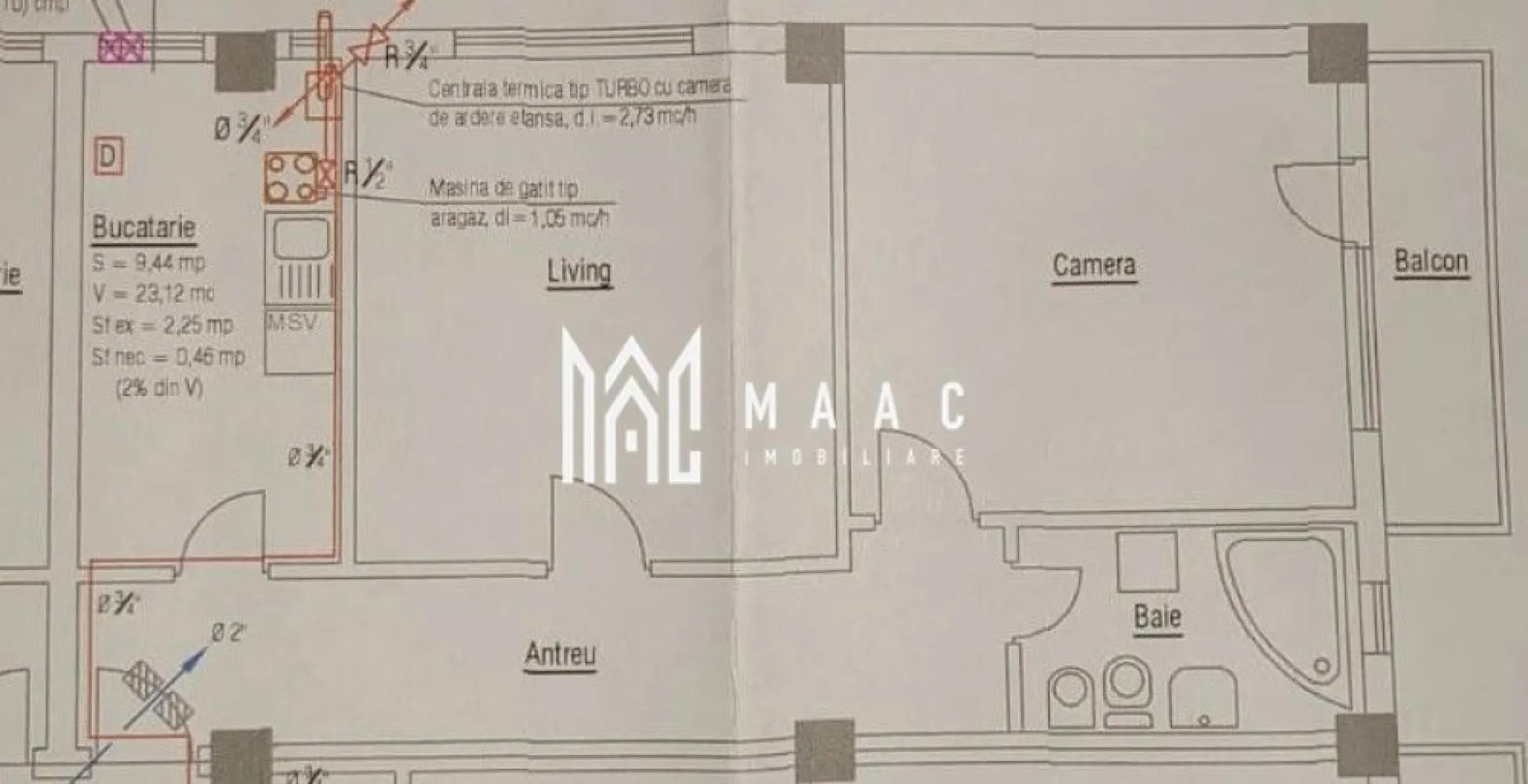 Apartament 2 camere I Mobilat I 65 mpu I Parter I Turnișor