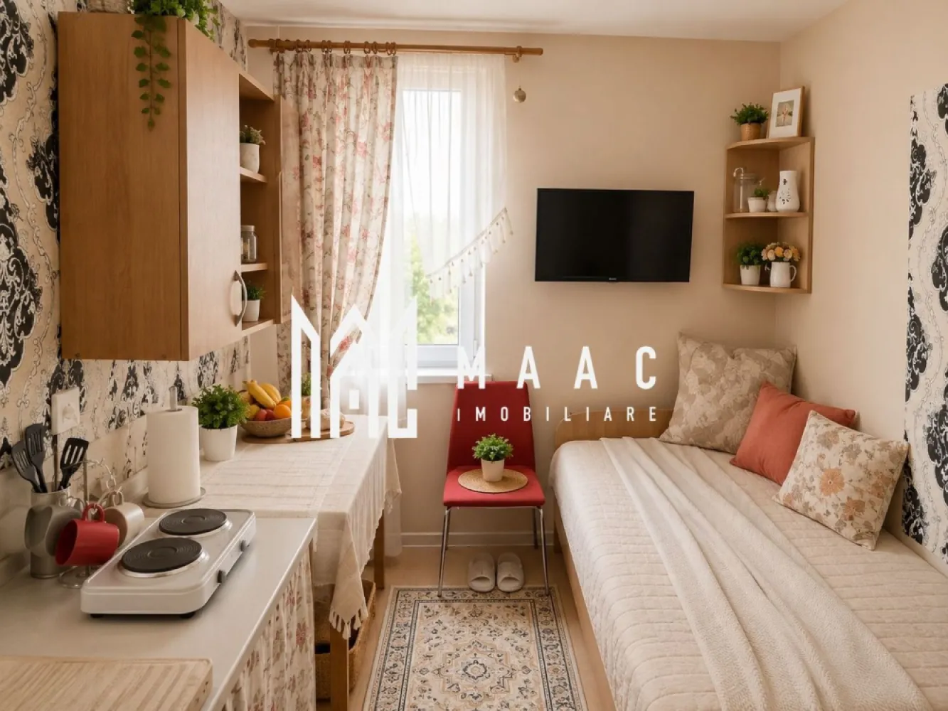 Garsoniera | Etaj 2 | 12 MPU | Investitie | Hipodrom 1 - MAAC Imobiliare vă propune spre vânzare 5 garsoniere situate în Sibiu, potrivite atât pentru locuit, cât și pentru investiție sau închiriere.

Garsonierele sunt complet mobilate și utilate, iar prețurile diferă în funcție de compartimentare și dotări.

Detalii proprietăți
Sunt disponibile 5 garsoniere
Camere luminoase și eficient compartimentate
Spații de depozitare
Potrivite pentru o persoană, studenți sau investiție
Compartimentare și facilități

O parte dintre garsoniere dispun de:

baie proprie completă în interior
WC propriu
cabină de duș

Alte unități au:

cabină de duș în cameră
WC la comun pe hol
Dotări și beneficii
Boiler pentru apă caldă
Chiuvetă în cameră
TV
Frigider
Plită electrică
Cuptor cu microunde
Mobilier inclus
Pat
Geam termopan
Ușă metalică
Finisaje:
gresie
faianță
parchet
Avantaje
Complet mobilate și utilate
Costuri reduse de întreținere
Disponibile imediat
Pretabile pentru investiție și închiriere
Prețuri diferite în funcție de dotări și compartimentare
Avantaje locație
Aproape de:
magazine
stații de autobuz
farmacii
centre comerciale
Acces rapid către principalele zone ale orașului

Pentru mai multe informații sau pentru a programa o vizionare, nu ezitați să ne contactați, specificand ID: CP3108351