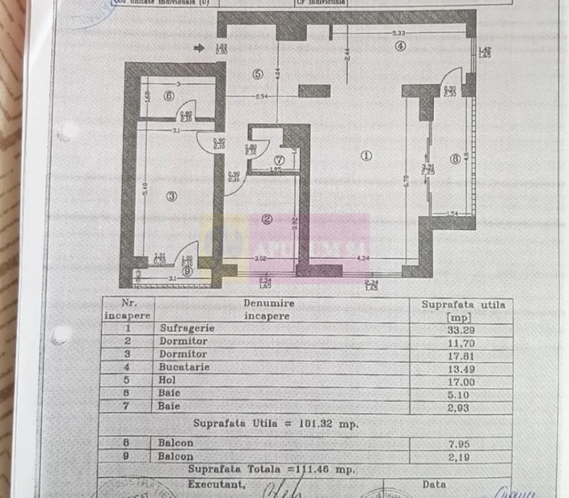 Apartament 3 camere InCity Residence - Va oferim spre vanzare un apartament de 3 camere in complexul In City Dudesti, la etajul10/17, decomndat, cu 2 grupuri sanitare si 2 balcoane. Scara este impecabil de curata si cu 2 lifturi.
Pentru detalii si vizionari contactati agentul Dona Camelia 0733683461