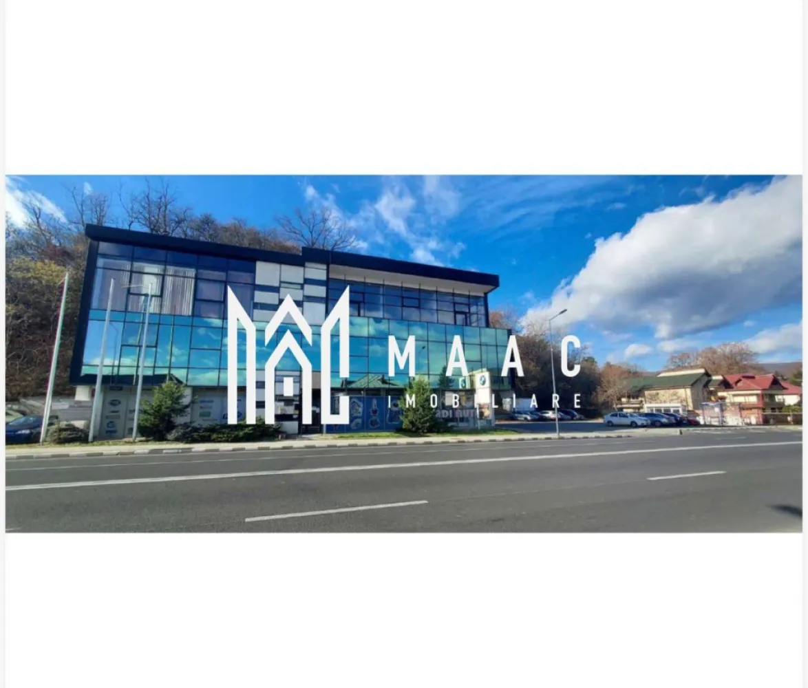 Spatiu Comercial | Nord| 760MP | Pretabil Clinica - MAAC Imobiliare vă propune spre inchiriere o clădire de birouri / spațiu comercial, ideală pentru clinică medicală, situată într-o zonă premium din Râmnicu Vâlcea, pe Calea lui Traian, în imediata vecinătate a Spitalul Județean de Urgență Vâlcea. Imobilul este construit în anul 2012, are regim de înălțime P+2 și dispune de o suprafață totală utilă de 760 mp, fiind amplasat pe un teren cu suprafața totală de 626 mp, la care se adaugă 628 mp teren aferent exclusiv construcției. Suprafață construită la sol: 280,7 mp Acces: 2 intrări independente – ideal pentru circuite separate (pacienți/personal) Destinație: clinică medicală, cabinete individuale, centru de recuperare, spații de birouri, activități comerciale Un avantaj major al proprietății îl reprezintă parcarea generoasă: * 12 locuri de parcare private, cu acces securizat prin barieră * 14 locuri de parcare publice, disponibile în imediata apropiere Datorită poziționării excelente, vizibilității foarte bune și proximității față de unități medicale și instituții publice, această clădire reprezintă o oportunitate solidă de investiție, fiind ideală atât pentru desfășurarea directă a unei activități medicale, cât și pentru achiziție cu scop investițional. Pentru detalii suplimentare și vizionări, MAAC Imobiliare vă stă la dispoziție. CP2873284 }}